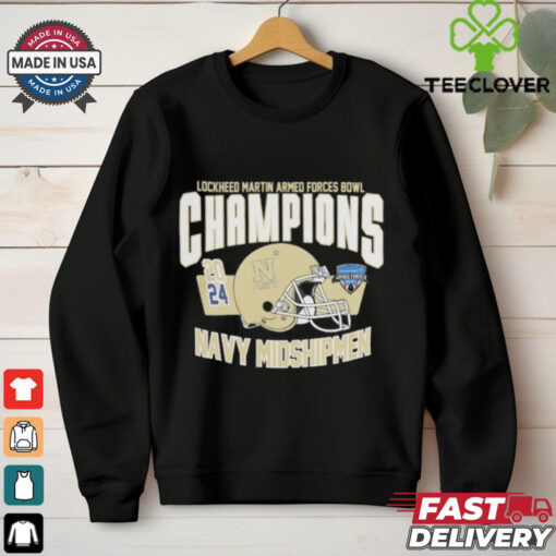 Ncaa Navy Midshipmen Football 2024 Lockheed Martin Armed Forces Bowl Champions shirt
