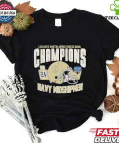 Ncaa Navy Midshipmen Football 2024 Lockheed Martin Armed Forces Bowl Champions shirt