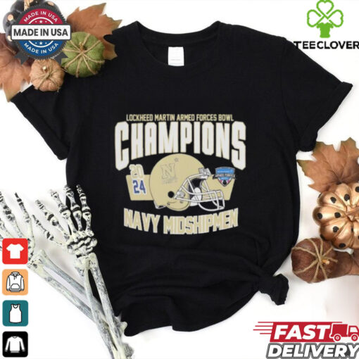 Ncaa Navy Midshipmen Football 2024 Lockheed Martin Armed Forces Bowl Champions shirt