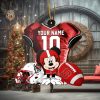 Ncaa Ucf Knights Mickey Mouse Christmas Ornament Custom Your Name And Number