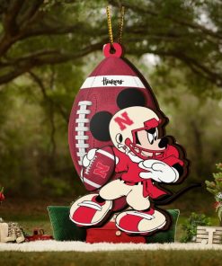 Ncaa Nebraska Cornhuskers Mickey Mouse Christmas Ornament