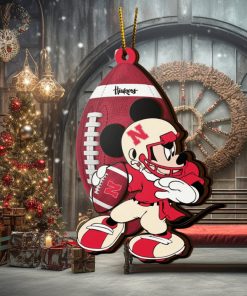 Ncaa Nebraska Cornhuskers Mickey Mouse Christmas Ornament