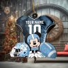 Ncaa Nebraska Cornhuskers Mickey Mouse Ornament Personalized Your Name