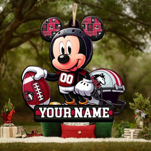 Ncaa Northern Illinois Huskies Mickey Mouse Ornament Personalized Your Name