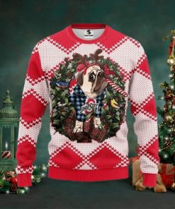 Ncaa Ohio State Buckeyes Pug Dog Ugly Christmas Sweater, All Over Print Sweatshirt, Ugly Sweater, Christmas Sweaters, Hoodie, Sweater