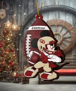 Ncaa Oklahoma Sooners Mickey Mouse Christmas Ornament