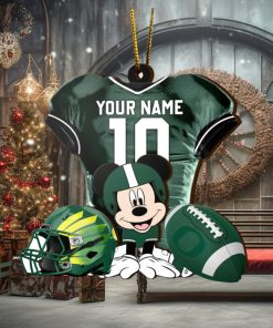 Ncaa Oregon Ducks Mickey Mouse Christmas Ornament Custom Your Name And Number