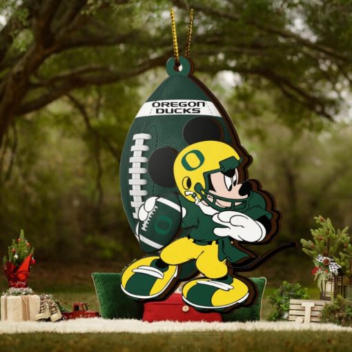 Ncaa Oregon Ducks Mickey Mouse Christmas Ornament