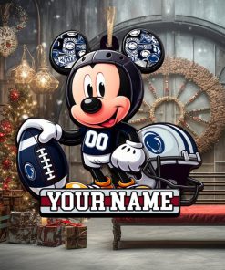 Ncaa Penn State Nittany Lions Mickey Mouse Ornament Personalized Your Name