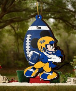 Ncaa Pittsburgh Panthers Mickey Mouse Christmas Ornament