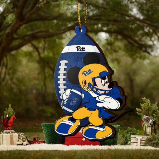 Ncaa Pittsburgh Panthers Mickey Mouse Christmas Ornament