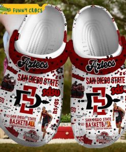 Ncaa Sdsu Aztecs Basketball Crocs