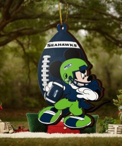 Ncaa Seattle Seahawks Mickey Mouse Christmas Ornament