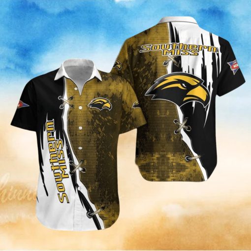 Ncaa Southern Miss Golden Eagles Limited Edition Trendy Hawaiian Shirt Aloha Shirt
