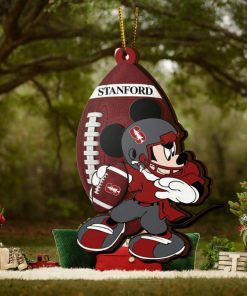 Ncaa Stanford Cardinal Mickey Mouse Christmas Ornament