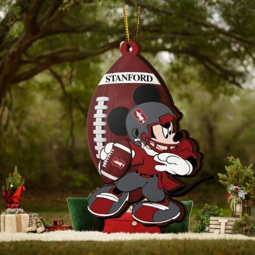 Ncaa Stanford Cardinal Mickey Mouse Christmas Ornament