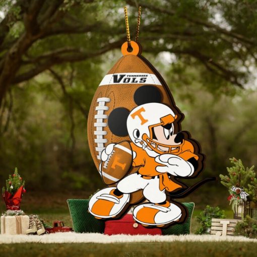 Ncaa Tennessee Volunteers Mickey Mouse Christmas Ornament