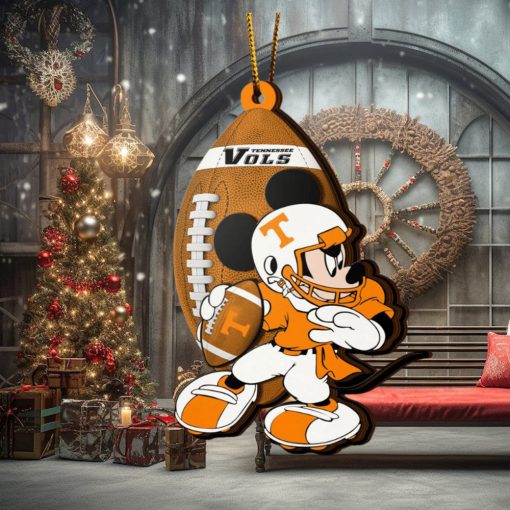 Ncaa Tennessee Volunteers Mickey Mouse Christmas Ornament