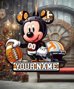 Ncaa Tennessee Volunteers Mickey Mouse Ornament Personalized Your Name