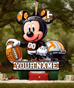 Ncaa Tennessee Volunteers Mickey Mouse Ornament Personalized Your Name