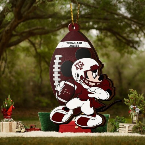 Ncaa Texas A&M Aggies Mickey Mouse Christmas Ornament