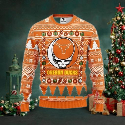 Ncaa Texas Longhorns Grateful Dead Ugly Christmas Sweater, All Over Print Sweatshirt, Ugly Sweater, Christmas Sweaters, Hoodie, Sweater