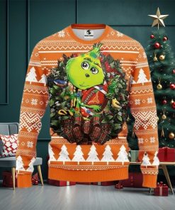 Ncaa Texas Longhorns Grinch Hug Ugly Christmas Sweater, All Over Print Sweatshirt, Ugly Sweater, Christmas Sweaters, Hoodie, Sweater