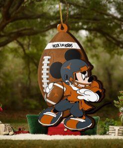 Ncaa Texas Longhorns Mickey Mouse Christmas Ornament