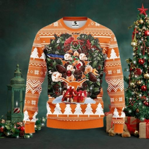 Ncaa Texas Longhorns Ugly Christmas Sweater, All Over Print Sweatshirt, Ugly Sweater, Christmas Sweaters, Hoodie, Sweater