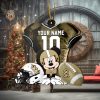 Ncaa Nc State Wolfpack Mickey Mouse Christmas Ornament Custom Your Name And Number