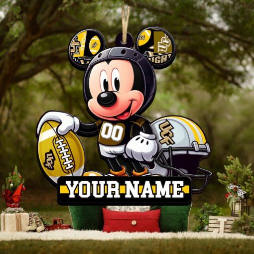 Ncaa Ucf Knights Mickey Mouse Ornament Personalized Your Name