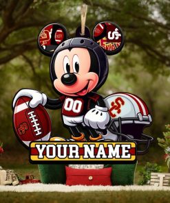 Ncaa Usc Trojans Mickey Mouse Ornament Personalized Your Name