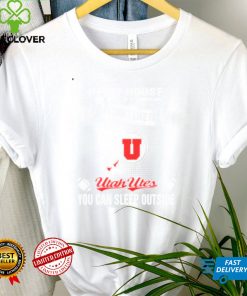 Ncaa Utah Utes You Can Sleep Outside Graphic Unisex T Shirt