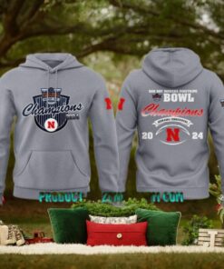 Nebraska Cornhuskers Bad Boy Mowers Pinstripe Bowl Champions Hoodie