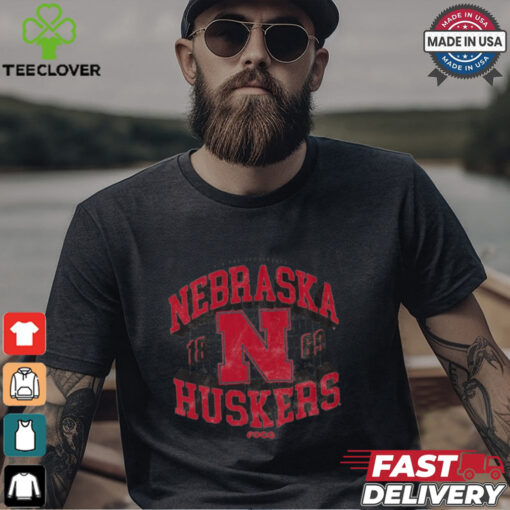 Nebraska Cornhuskers Field Arched Wordmark T Shirt