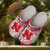 Custom Personalized Dog Paw Heart Leopard Clog Crocs for Pet Lovers