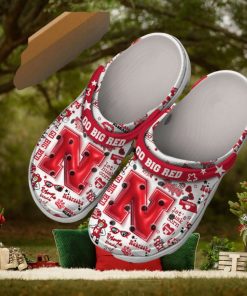 Nebraska Cornhuskers Go Big Bleed Red Crocs Clog Shoes