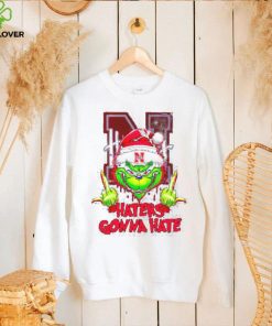 Nebraska Cornhuskers Grinch middle finger haters gonna hate hoodie, sweater, longsleeve, shirt v-neck, t-shirt
