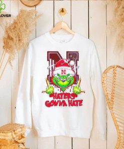 Nebraska Cornhuskers Grinch middle finger haters gonna hate shirt