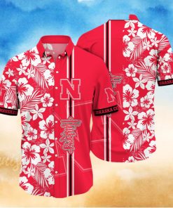 Nebraska Cornhuskers NCAA Hawaiian Shirt Ocean Wavestime Aloha Shirt