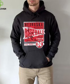 Nebraska Cornhuskers Scarlet Nebraska Huskers Baseball Hawks Field retro shirt