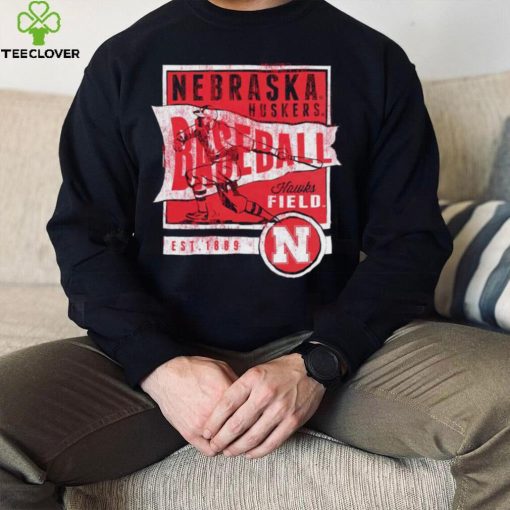 Nebraska Cornhuskers Scarlet Nebraska Huskers Baseball Hawks Field retro hoodie, sweater, longsleeve, shirt v-neck, t-shirt