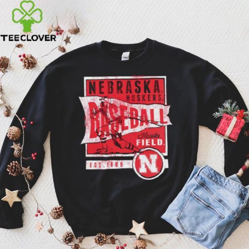 Nebraska Cornhuskers Scarlet Nebraska Huskers Baseball Hawks Field retro hoodie, sweater, longsleeve, shirt v-neck, t-shirt