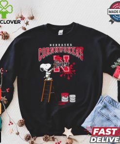 Nebraska Cornhuskers Snoopy Painting Shirt