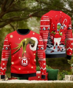 Nebraska Cornhuskers Team Grinch Ugly Christmas Sweater Cute Christmas Gift