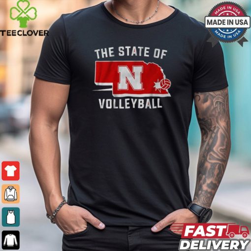 Nebraska Cornhuskers The State of Volleyball shirt