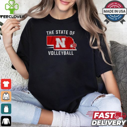 Nebraska Cornhuskers The State of Volleyball shirt