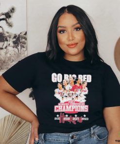 Nebraska Cornhuskers Women’s Volleyball Go Big Red Champions 2023 Shirt