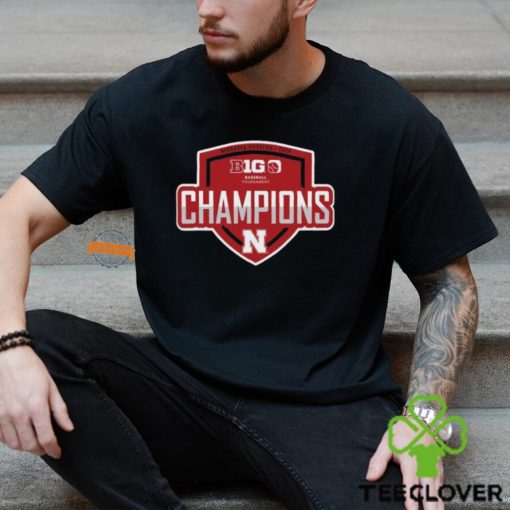 Nebraska Huskers 2024 Big 10 Baseball Conference Tournament Champions Locker Room hoodie, sweater, longsleeve, shirt v-neck, t-shirt