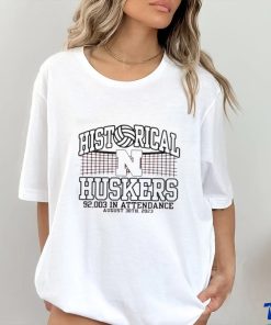 Nebraska Huskers Blue 84 Unisex Volleyball Day World Record Shirt